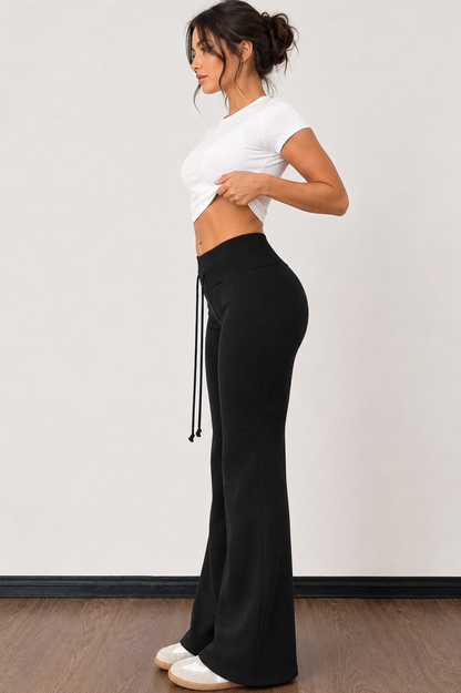 Women’s Fleece-Lined Wide-Leg Pants
