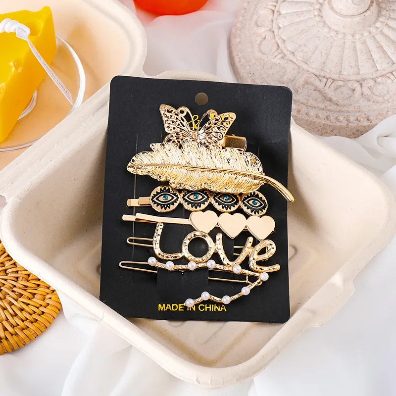 Metal Hair Clips For Girls