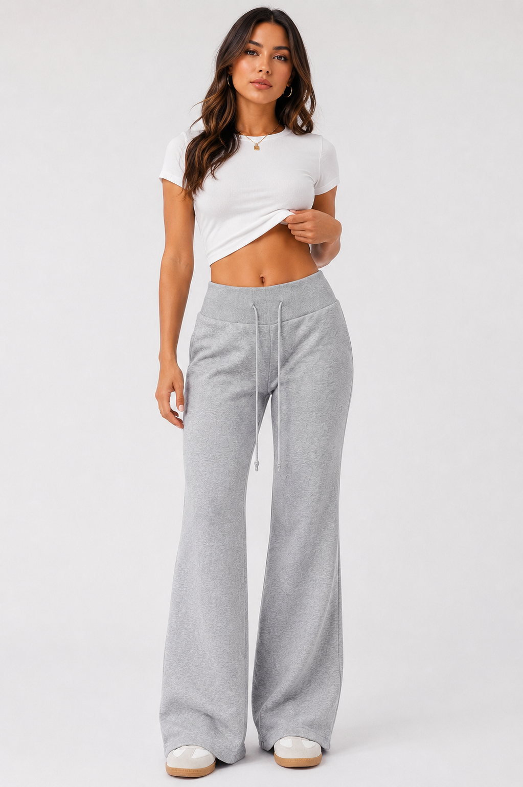 Women’s Fleece-Lined Wide-Leg Pants