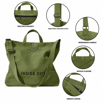 Large Capacity Canvas Tote Bag