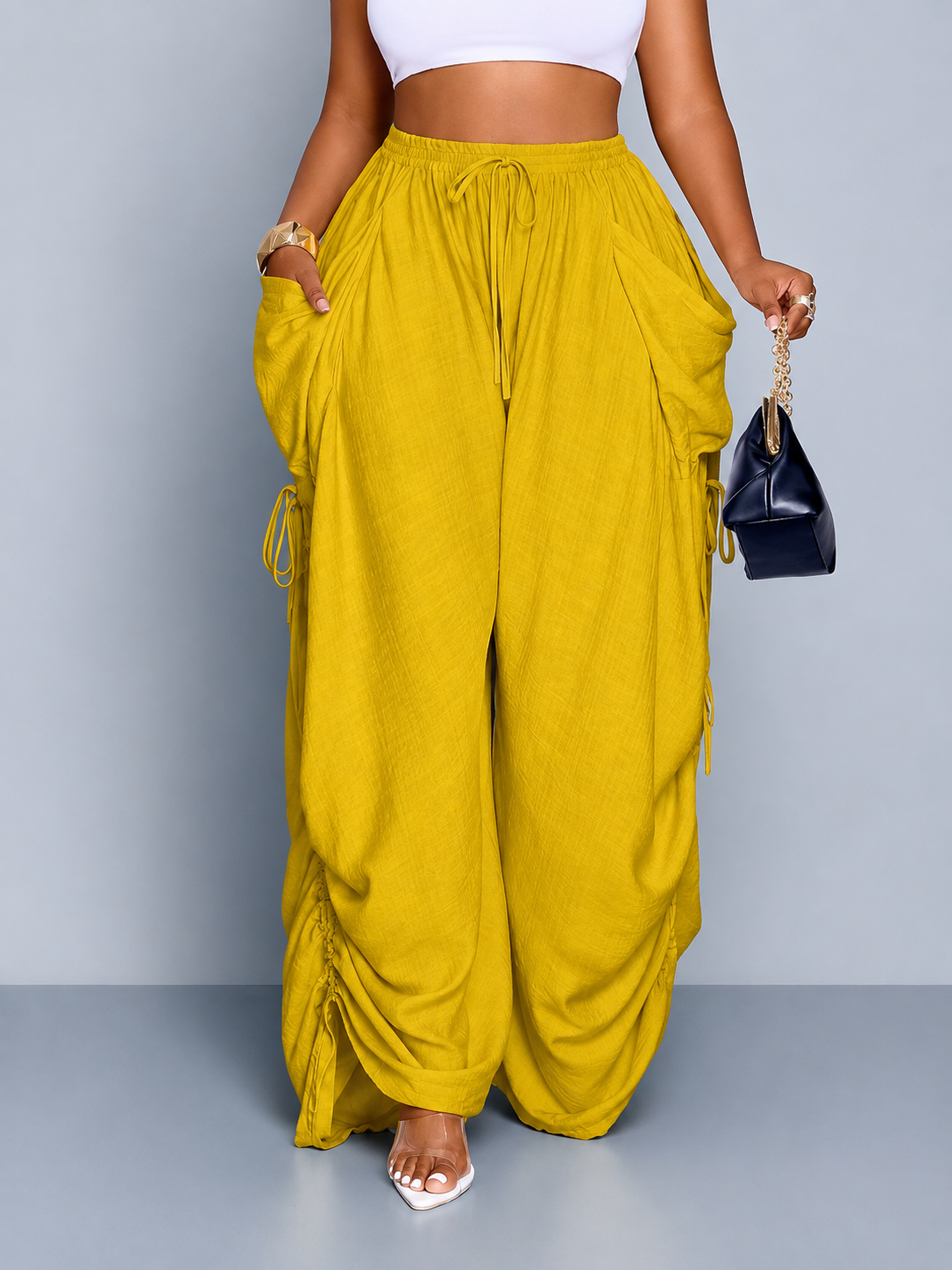 Women’s Relaxed Wide Leg Cargo Pant
