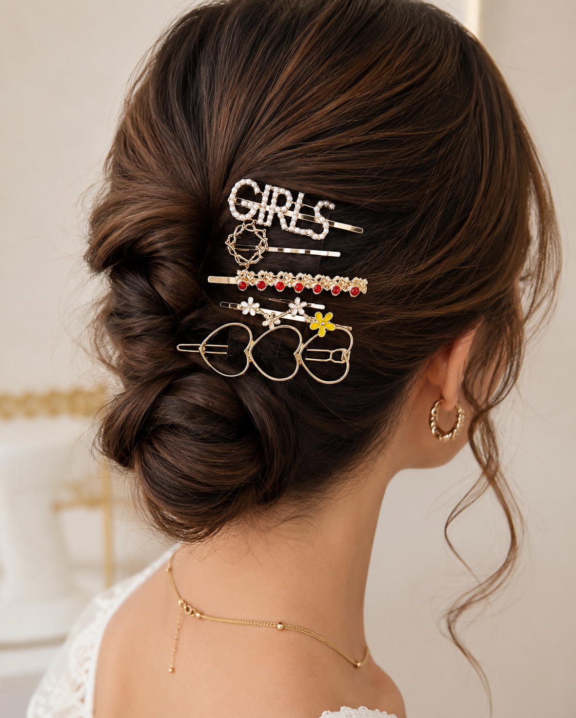 Metal Hair Clips For Girls