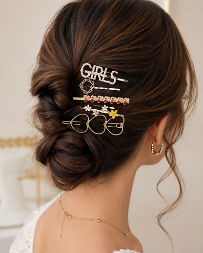 Metal Hair Clips For Girls