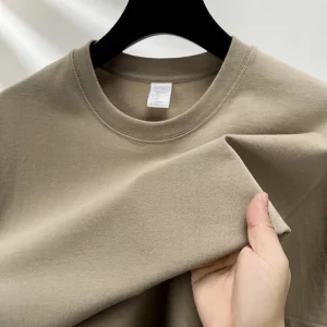 CloudSoft Luxe Tee – Ultra Soft Light T-Shirt -Khaki
