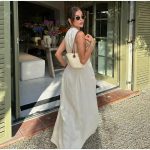 Sandstone Zip-Front Dress