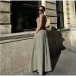 Olive Grace Zip-Front Dress